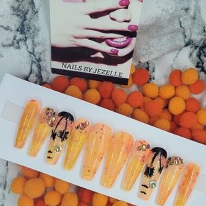 Sunset Beach Press on Nails